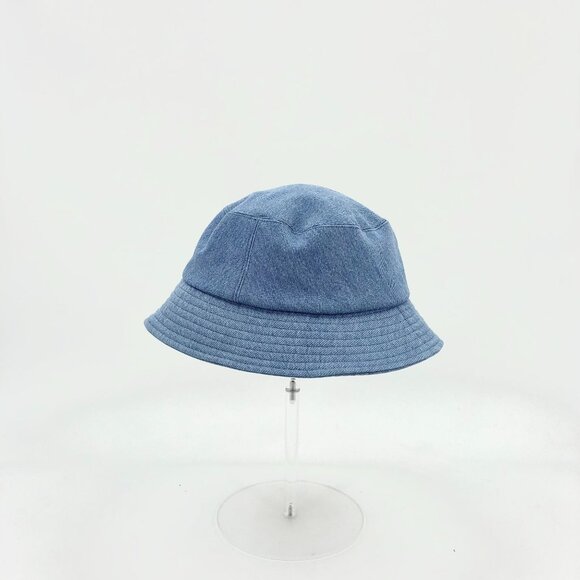 Chanel Blue Cotton Fishermans Bucket Hat W/ Sequin Logo Made In Italy Cap Circum main image 8